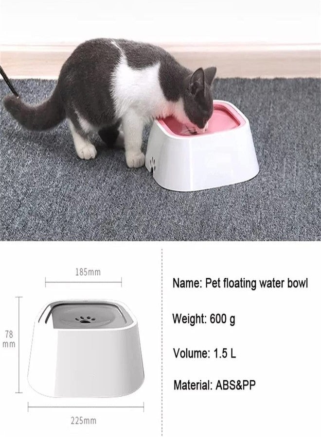 Sevia Travel Pet Water Feeder Bowls Pet Dog Water Bowl No Spill No Drip Slow Water Feeder Dog Bowl Drinking Bowl for Dogs and Cats Pet Water Dispenser Vehicle Carried - 1.5 L - Image 2